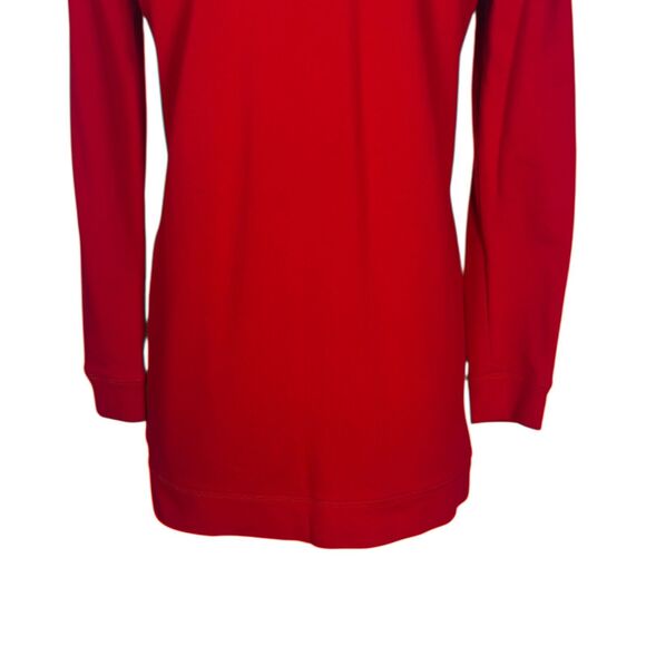 Chaps Ralph Lauren Women’s Cardigan Jacket M Red Cotton Shawl Collar Sweater - Picture 8 of 8